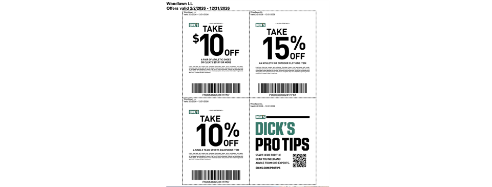 Dick's Coupons